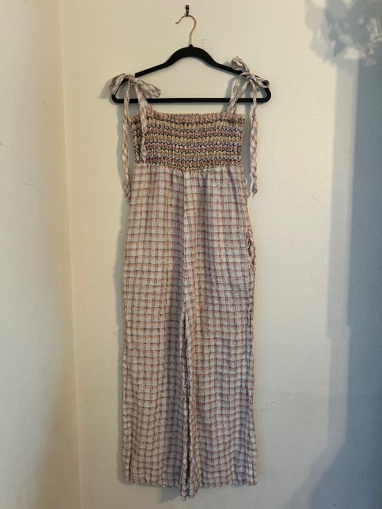 Faherty Pants - Faherty Linen Summery Jumpsuit Sz S